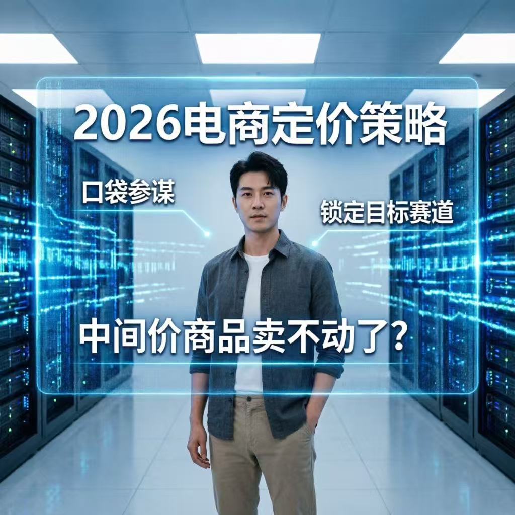 中间价商品卖不动了？2026电商定价策略，口袋参谋帮你锁定目标赛道