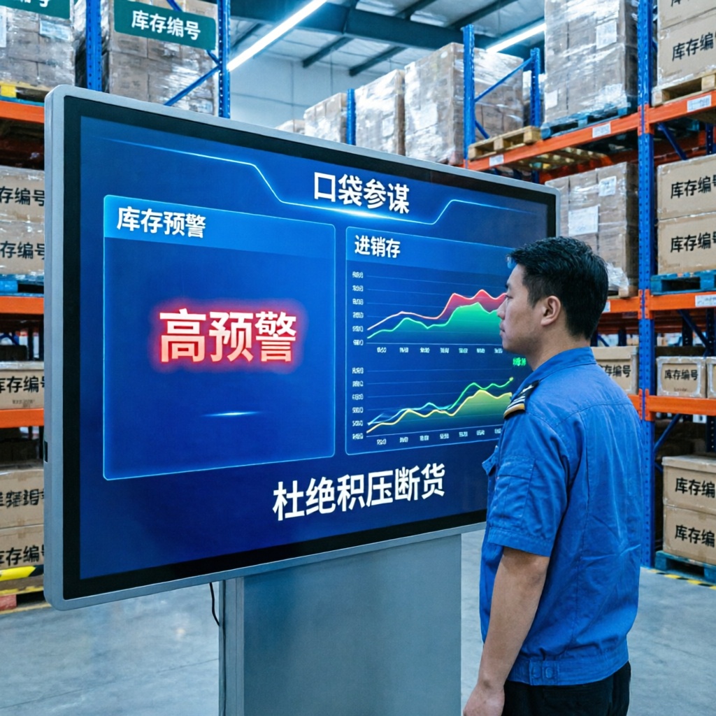 仓储库存精细化管理：口袋参谋库存预警+进销存，杜绝积压断货