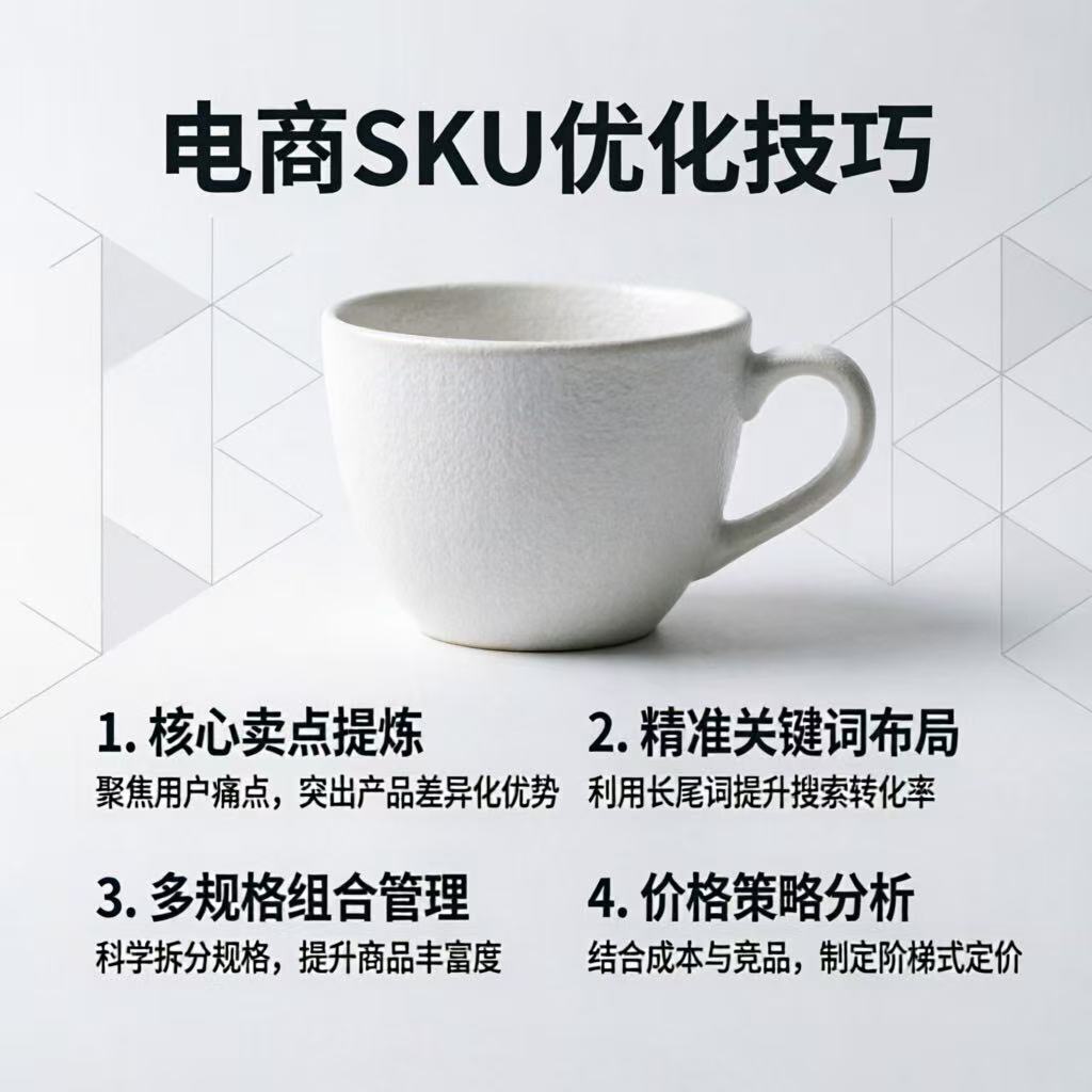电商SKU优化技巧：口袋参谋SKU布局+定价，客单价提升80%